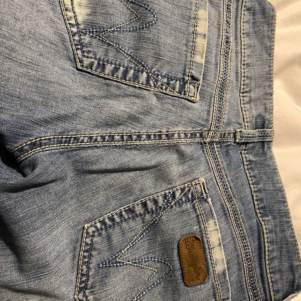 Wrangler Ladies Bleached Accents 3/4